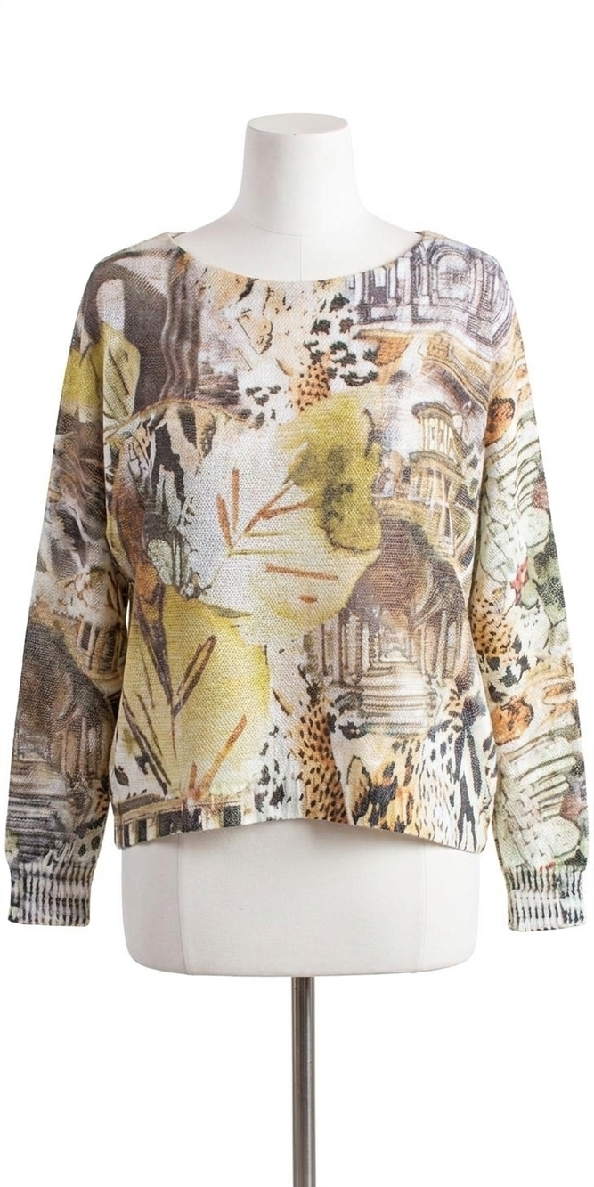 NEW GIGI MODA donatella city sweater in mustard